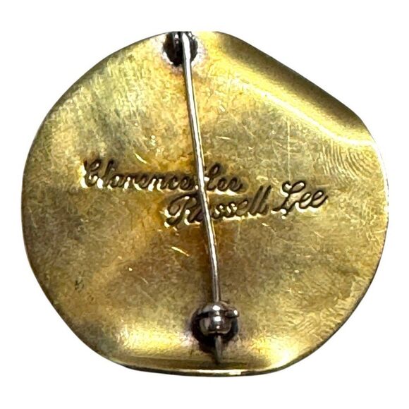 Vintage Navajo RARE Clarence and Russell Lee Sterling Silver Running Fox Brooch - Picture 3 of 7